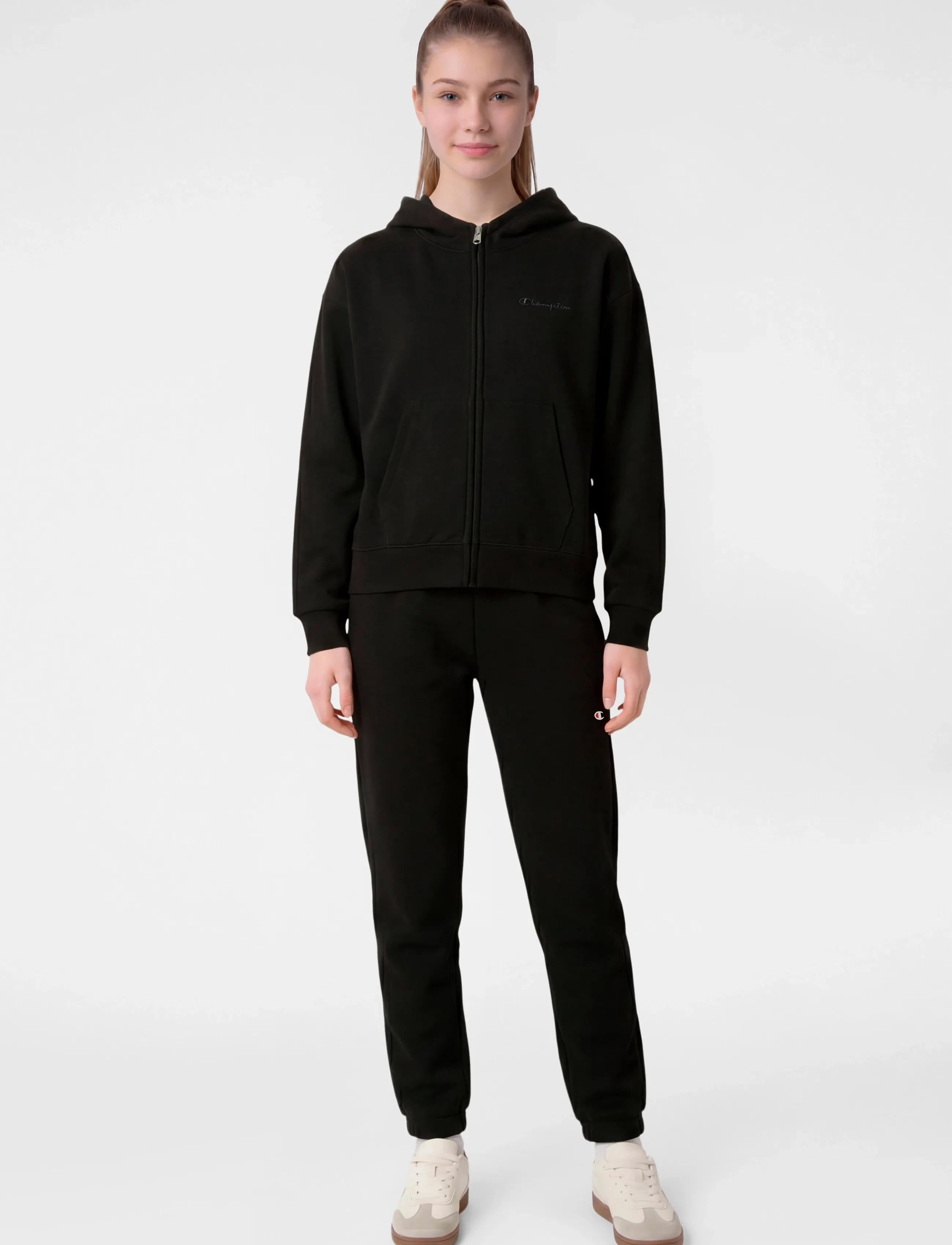 Champion Straight Hem Pants, 114-119, Sport, Schwarz - Trousers, Kinder