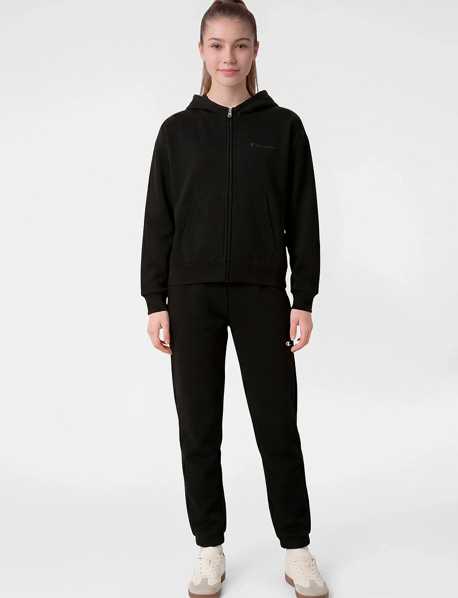 Champion - Straight Hem Pants - sweatpants - kk001-nbk - 0