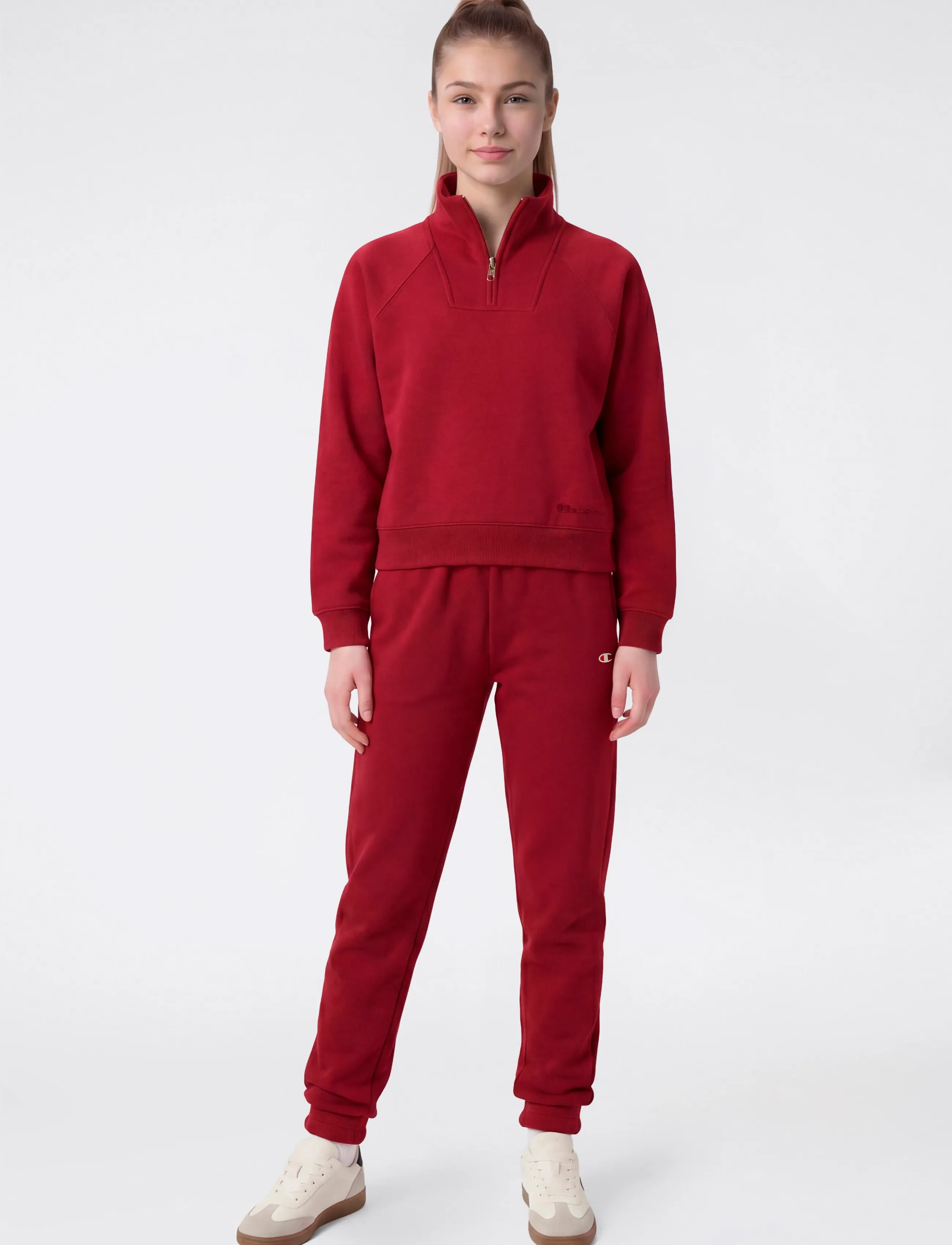 Champion Straight Hem Pants, 114-119, Sport, Burgunderrot - Trousers, Kinder