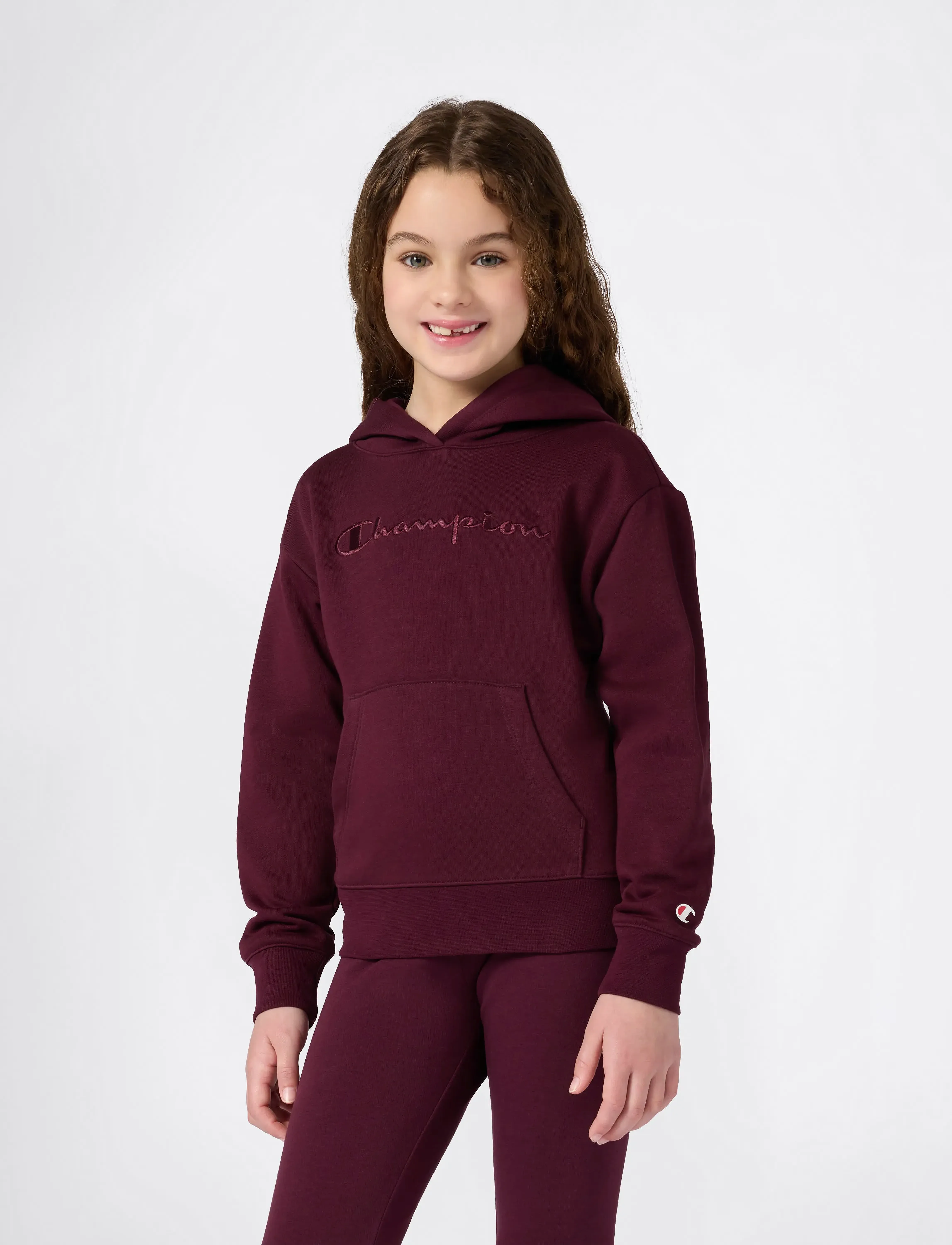 Champion Hooded Sweatshirt - Oberteile - MEDIUM RUBY / burgundy