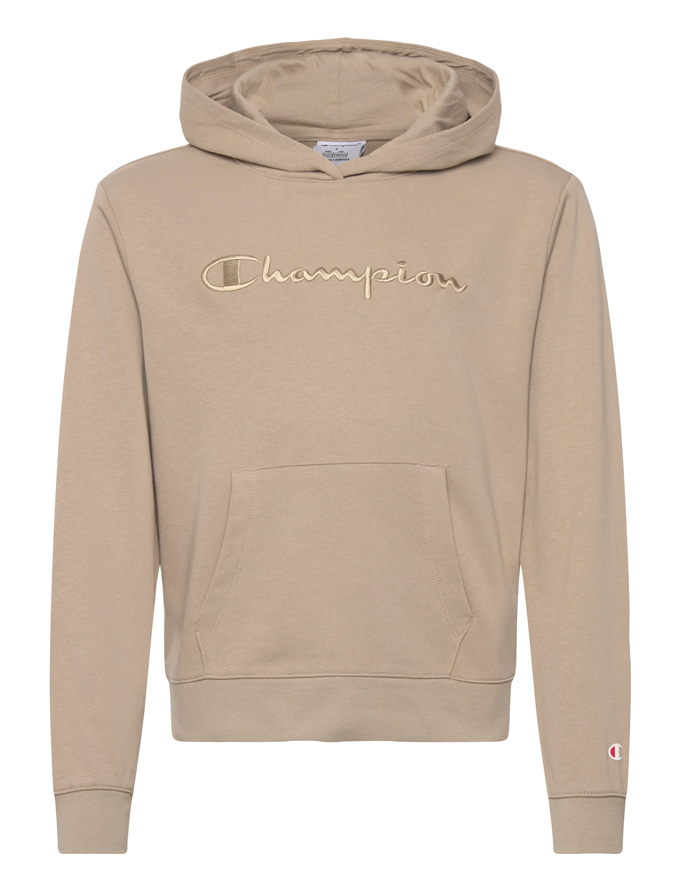 Champion Hooded Sweatshirt - Overdele - MS041-DUN / brown