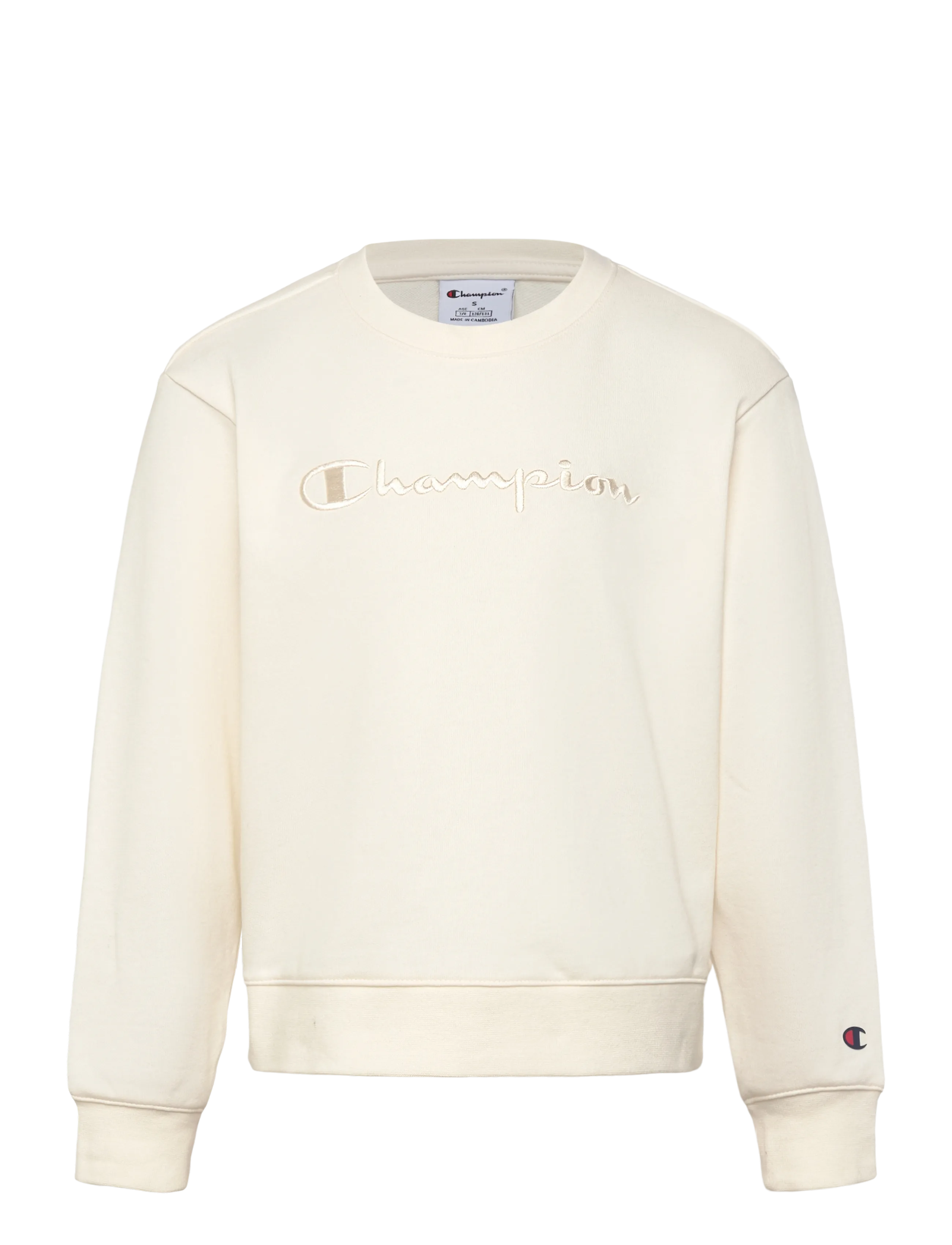 Champion Crewneck Sweatshirt - Kläder - YS084-EGT / white