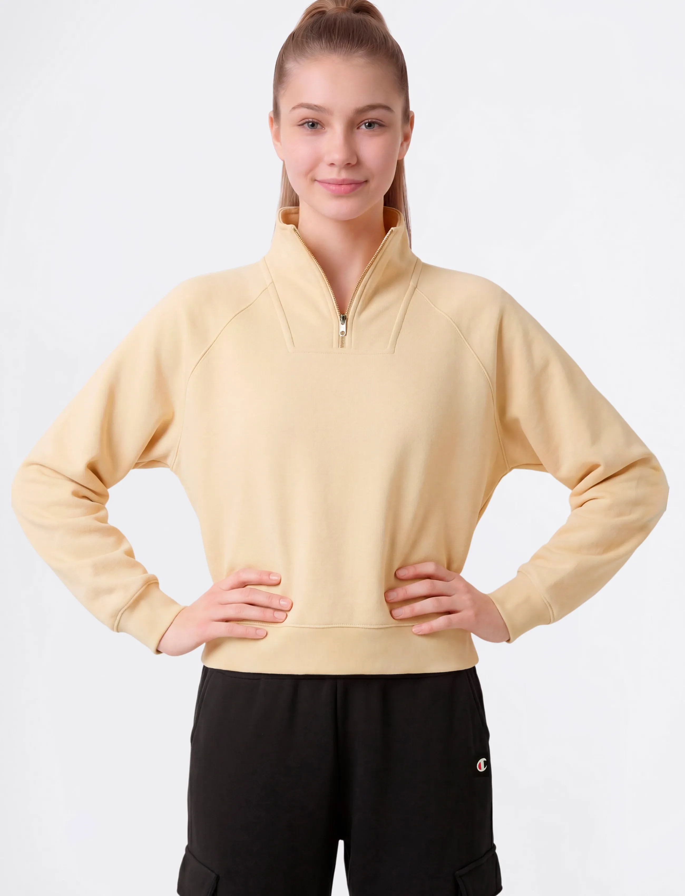 Champion - Half Zip Sweatshirt - sweatshirts - ys175-lwo - 2