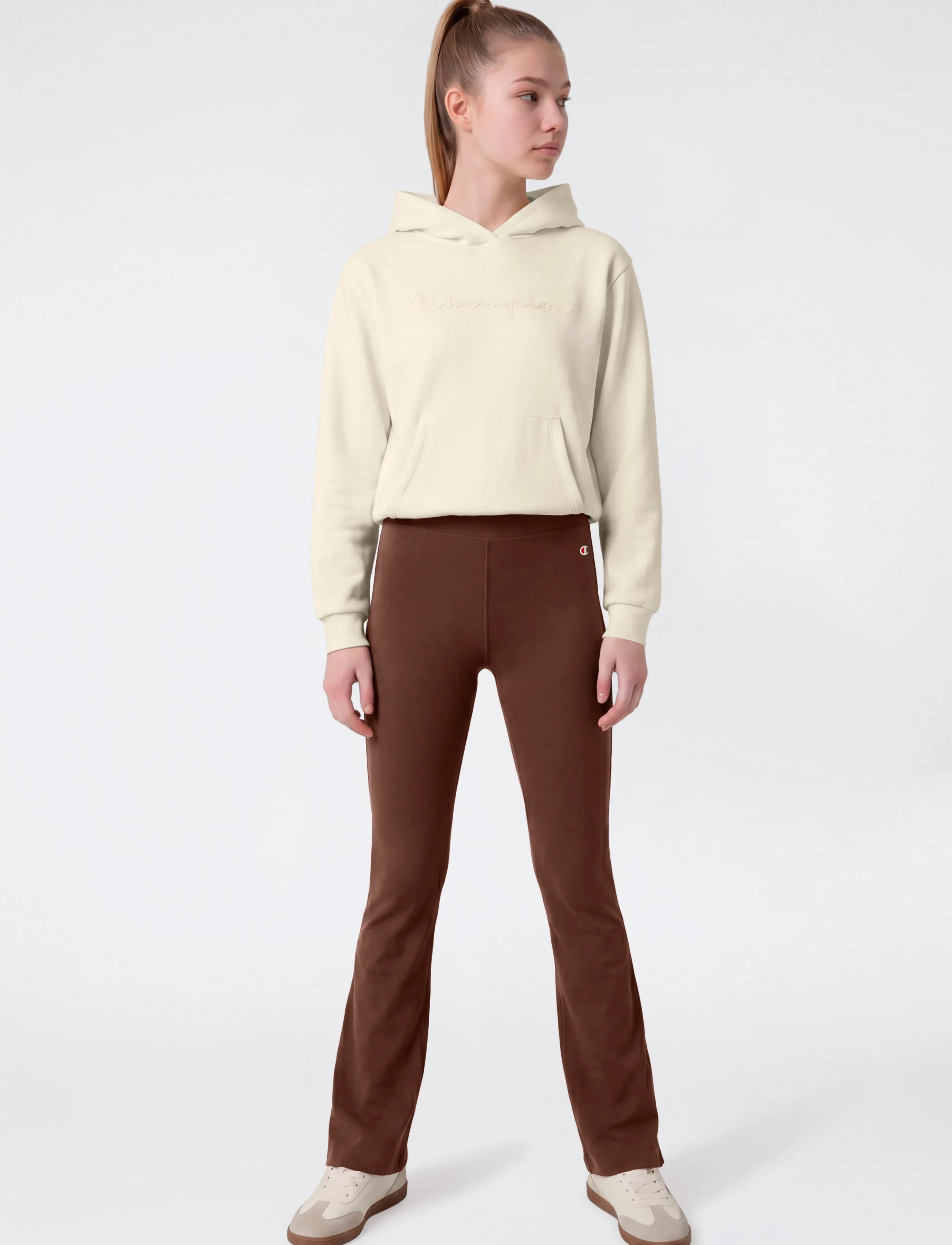 Champion Flare Leggings, 114-119, Unterteile, Braun - Kinder