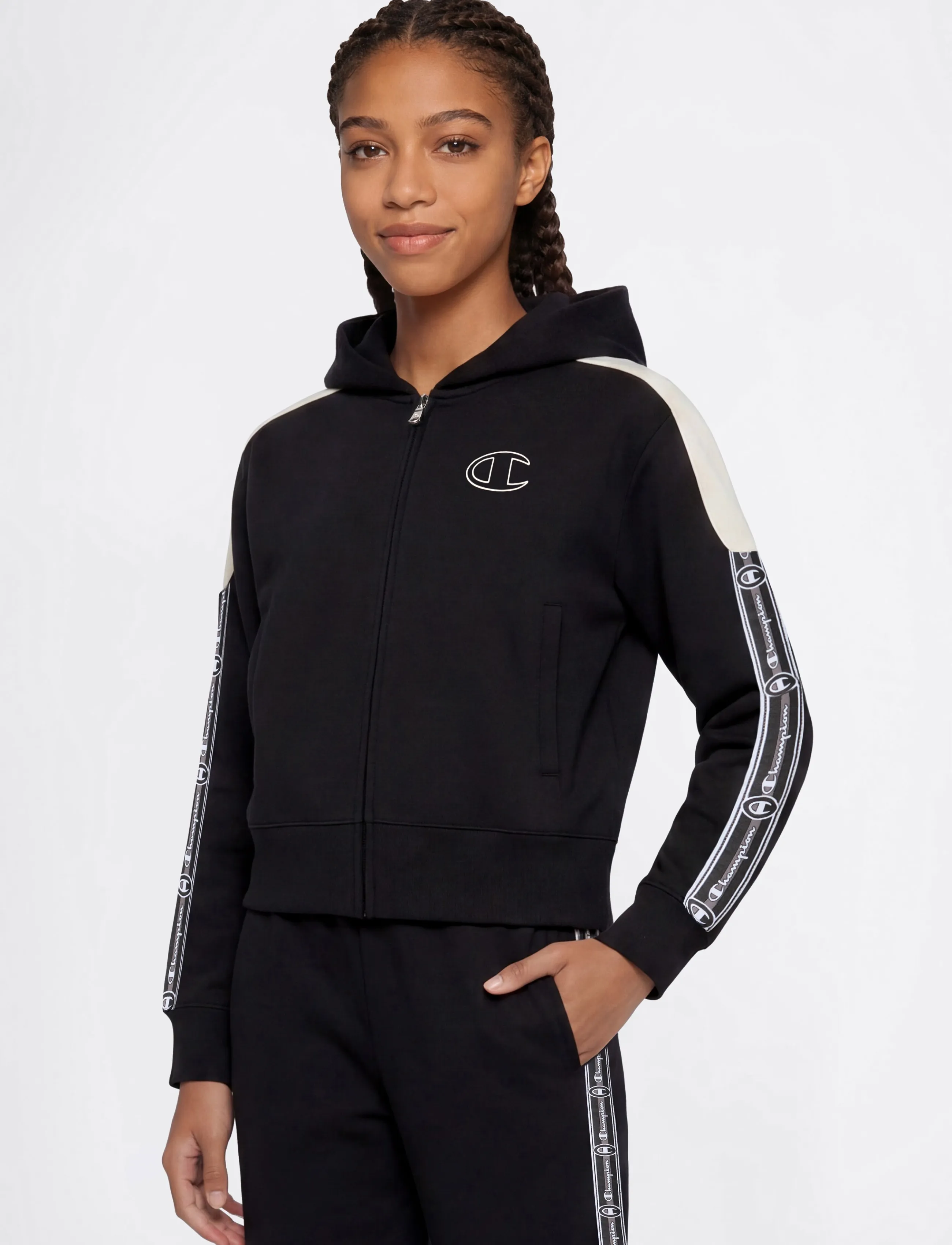 Champion - Full Zip Hoodie Sweatshirt - kapuzenpullover - kk001-nbk/egt - 2
