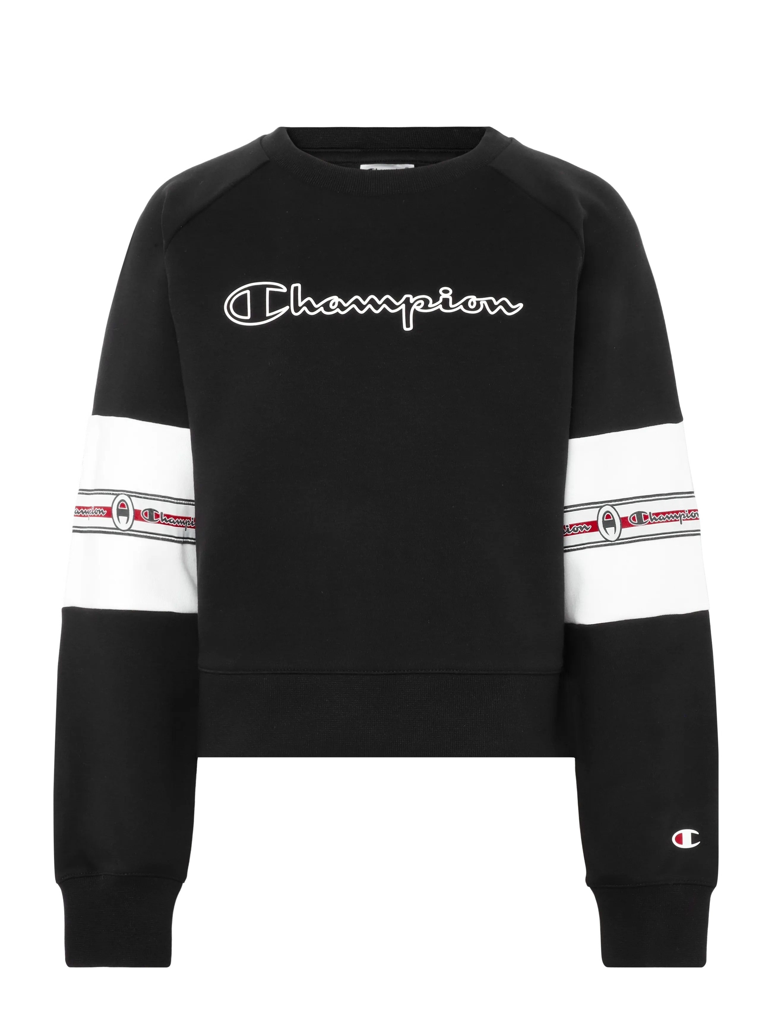 Champion Crewneck Sweatshirt - Tagasi kooli - KK001-NBK/EGT / black
