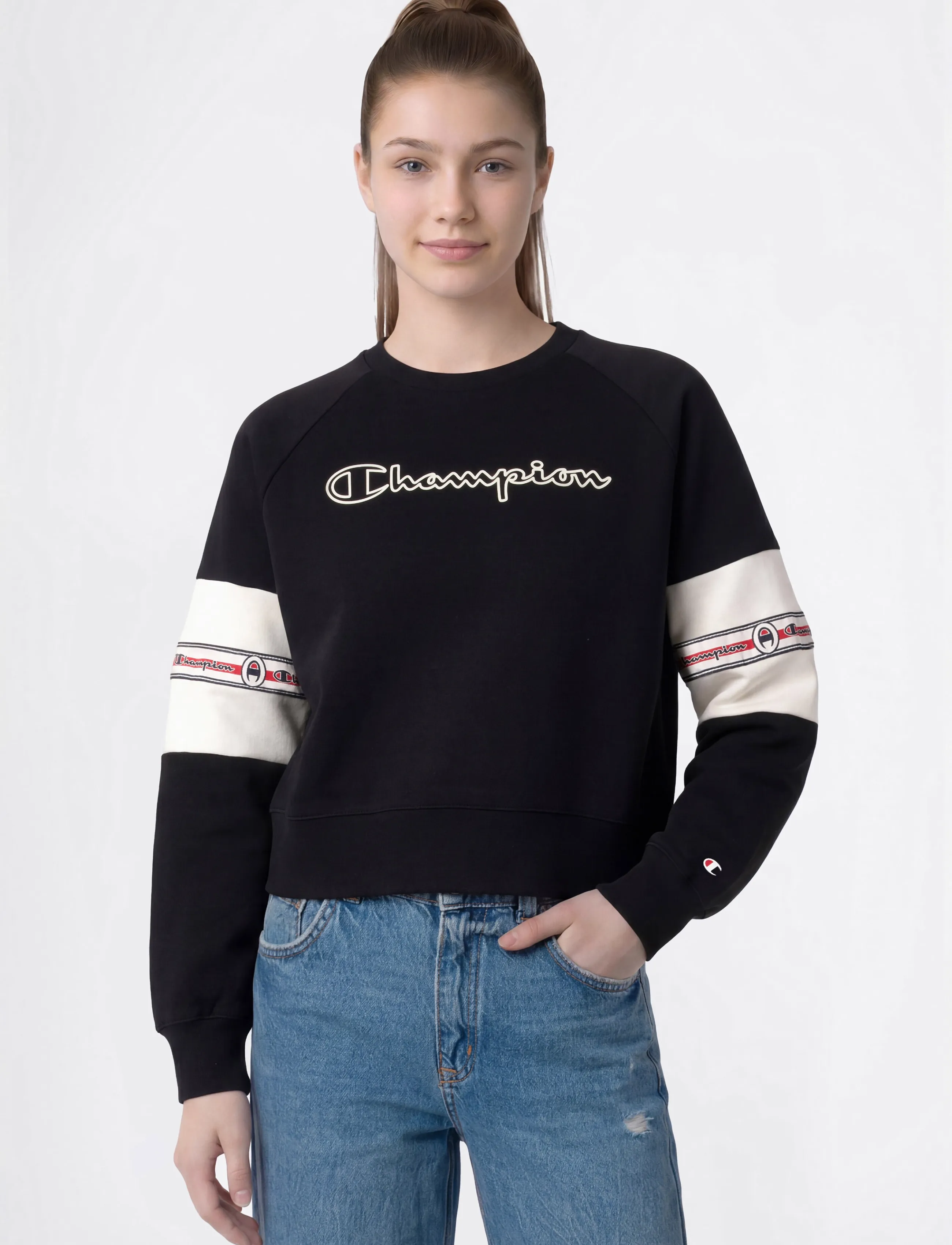 Champion - Crewneck Sweatshirt - sweatshirts - kk001-nbk/egt - 2