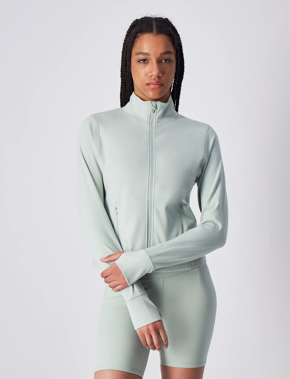 Champion - Full Zip Sweatshirt - sweatshirts - clever sage - 0