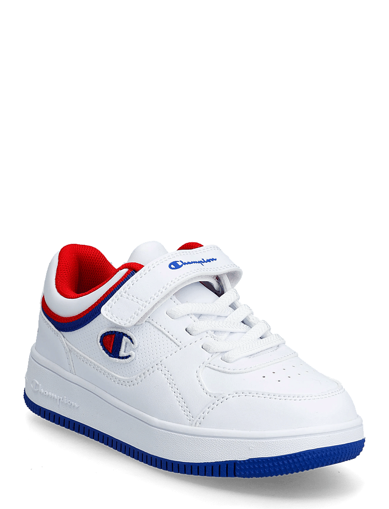 Champion - RD18 LOW B PS Low Cut Shoe - ar zemu augšdaļu - wht/bai/rox - 0