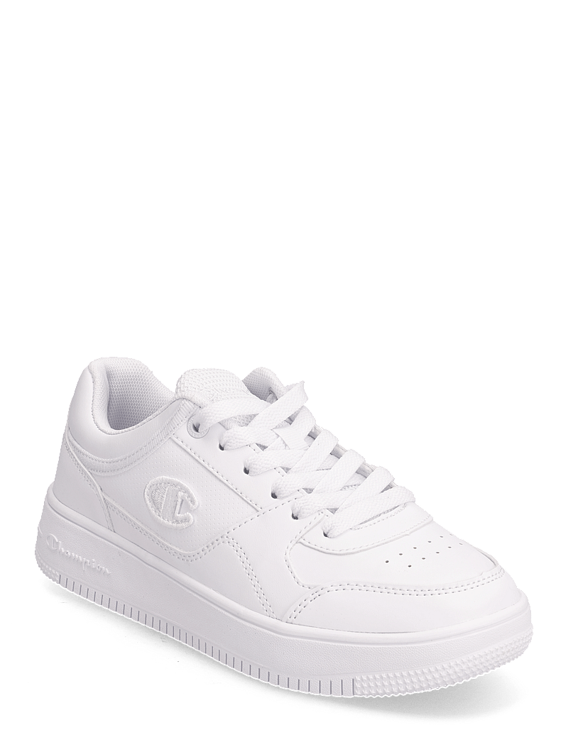 Champion - RD18 LOW B GS Low Cut Shoe - låga sneakers - ww001-triple wht - 0
