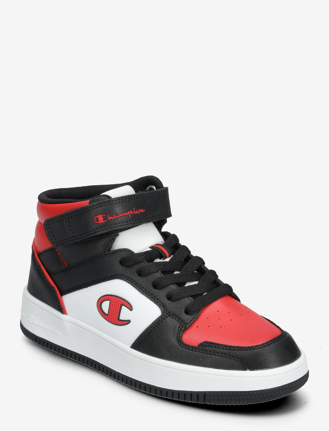 Champion - RD18 2.0 MID B GS  Mid Cut Shoe - höga sneakers - kk019-nbk/red/wht - 0