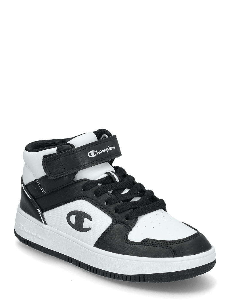 Champion - REBOUND 2.0 MID B GS Mid Cut Shoe - ar augstu augšdaļu - ww019-wht/nbk/wht - 0