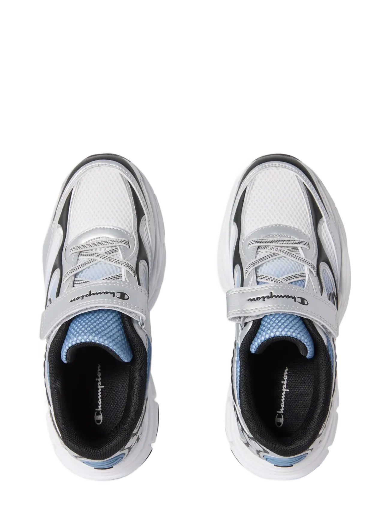 Champion - RT25 U PS Low Cut Shoe - låga sneakers - bs013-wdwb/sil/nbk - 3