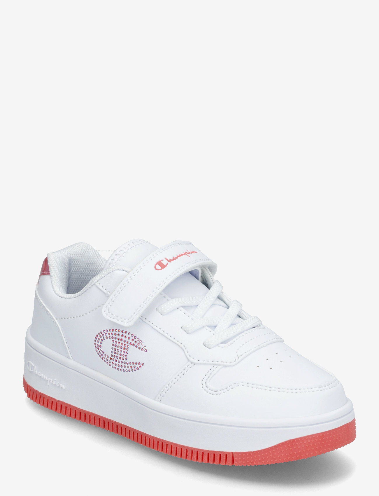 Champion - RD18 PLATFORM GLITTER G PS Low Cut Shoe - låga sneakers - white a - 0