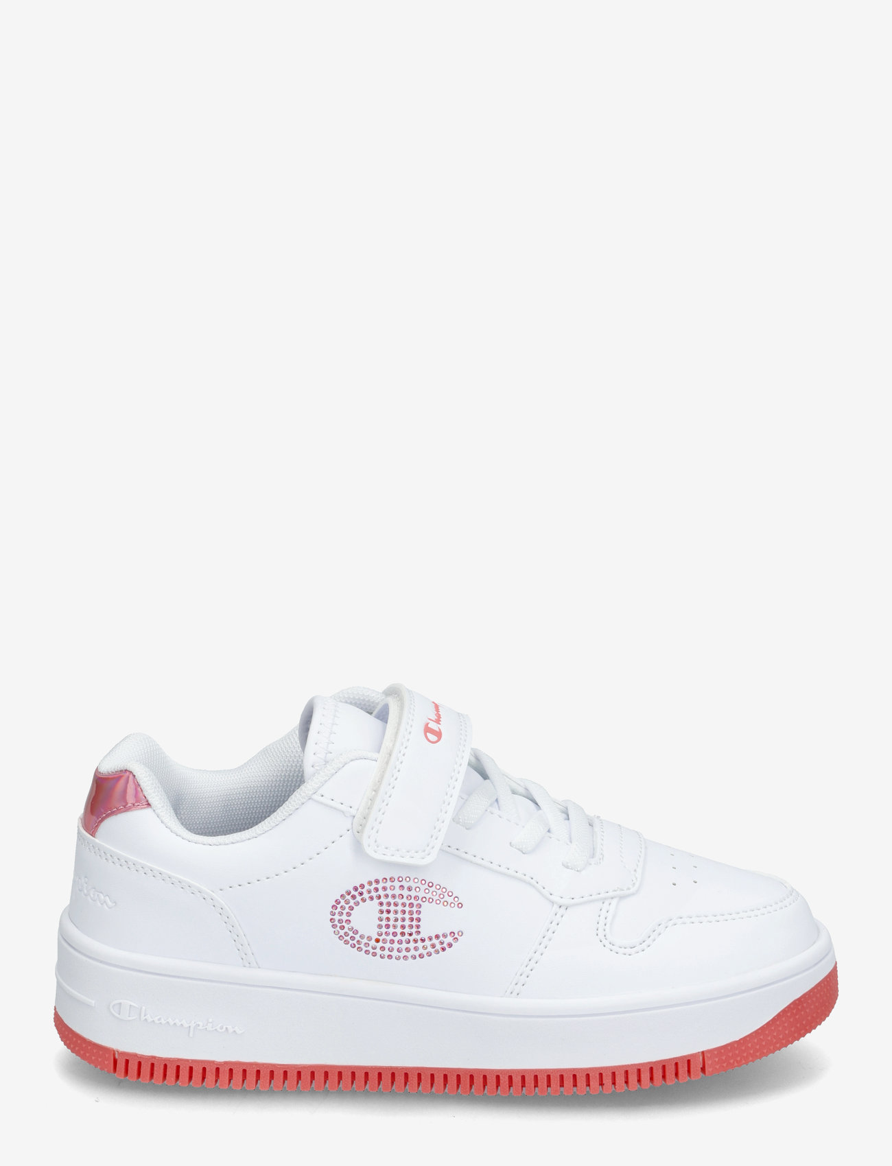 Champion - RD18 PLATFORM GLITTER G PS Low Cut Shoe - låga sneakers - white a - 1