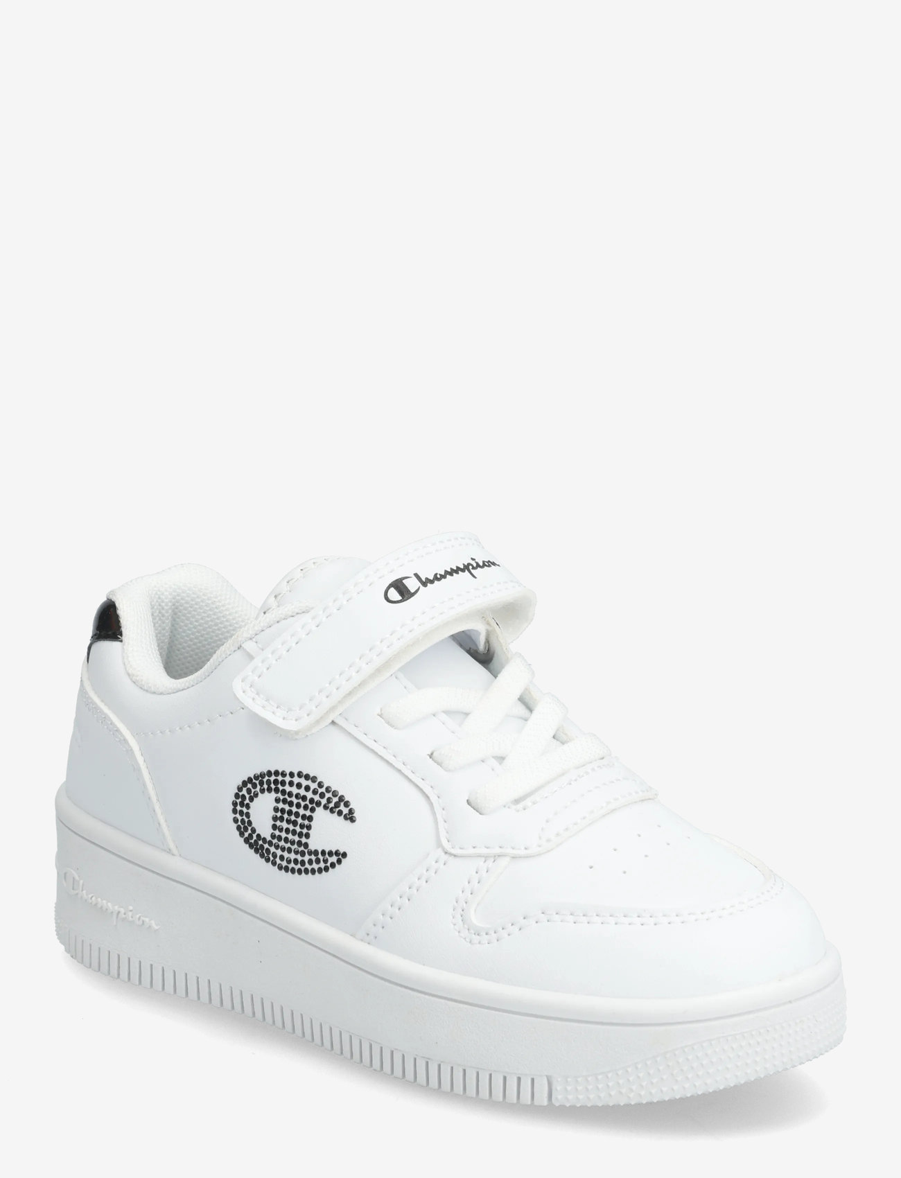 Champion - RD18 PLATFORM GLITTER G PS Low Cut Shoe - låga sneakers - ww003-wht/nbk - 0