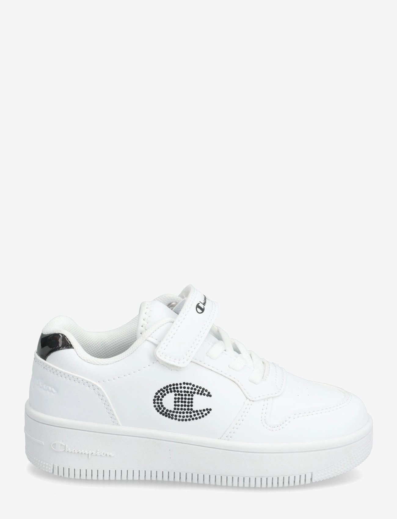 Champion - RD18 PLATFORM GLITTER G PS Low Cut Shoe - låga sneakers - ww003-wht/nbk - 1