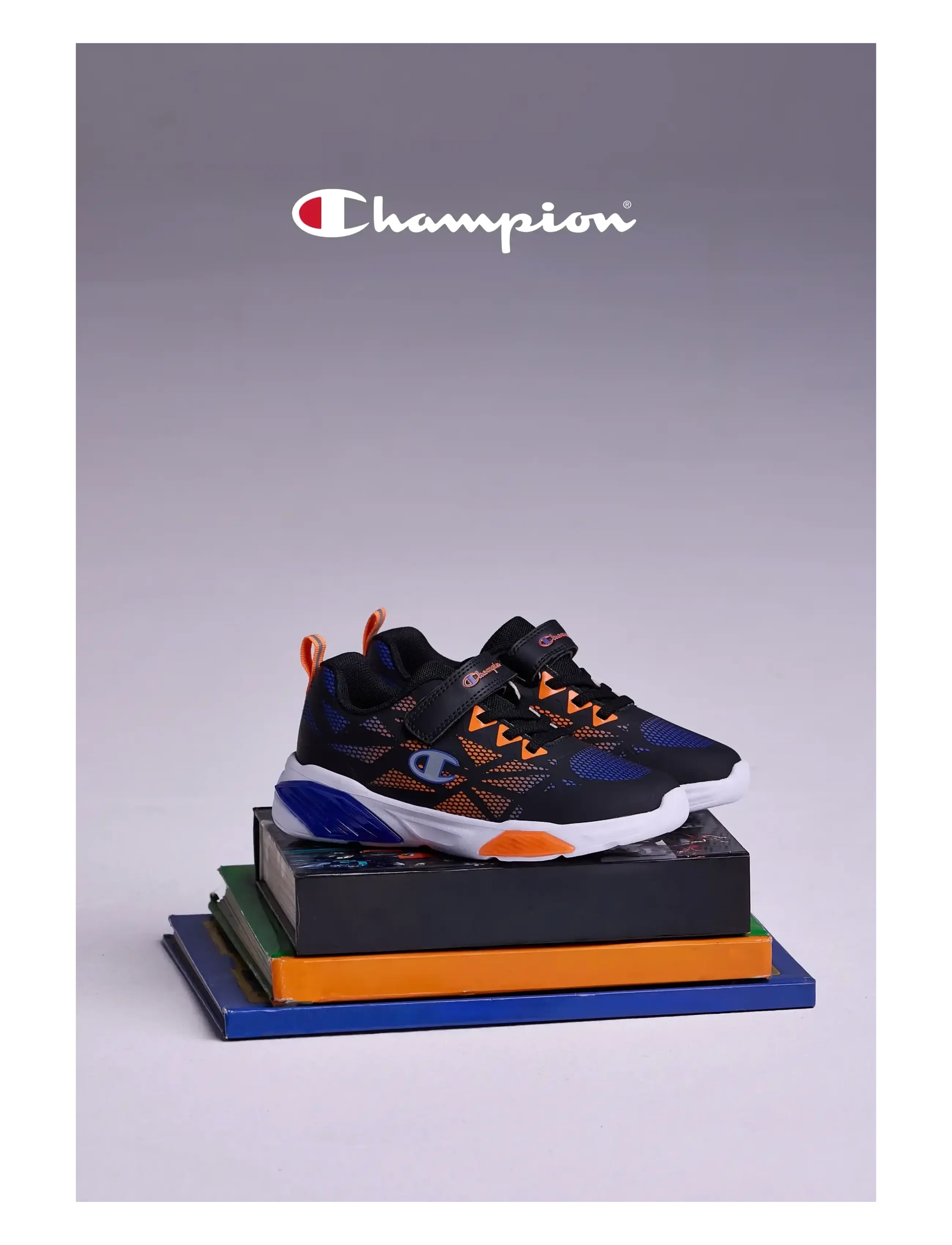 Champion WAVE TRI B PS Low Cut Shoe - Sko - KK018-NBK/ORG/BAI / black