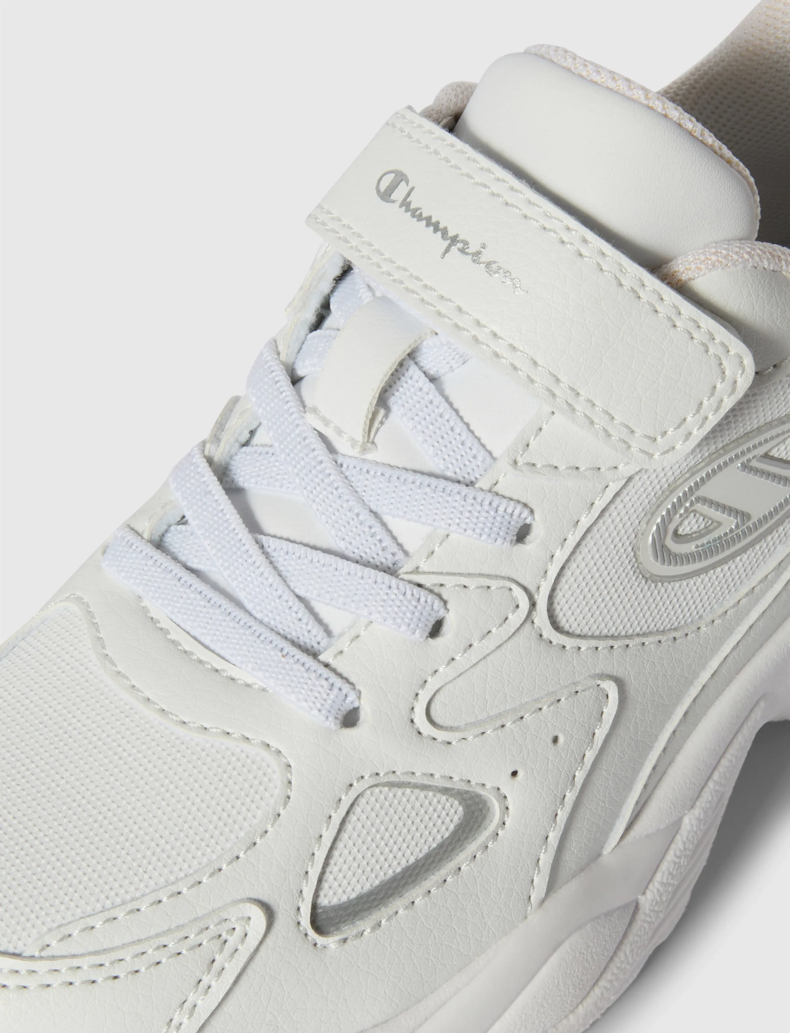 Champion - COUNTESS PU G PS Low Cut Shoe - ww015-wht/sil - 5