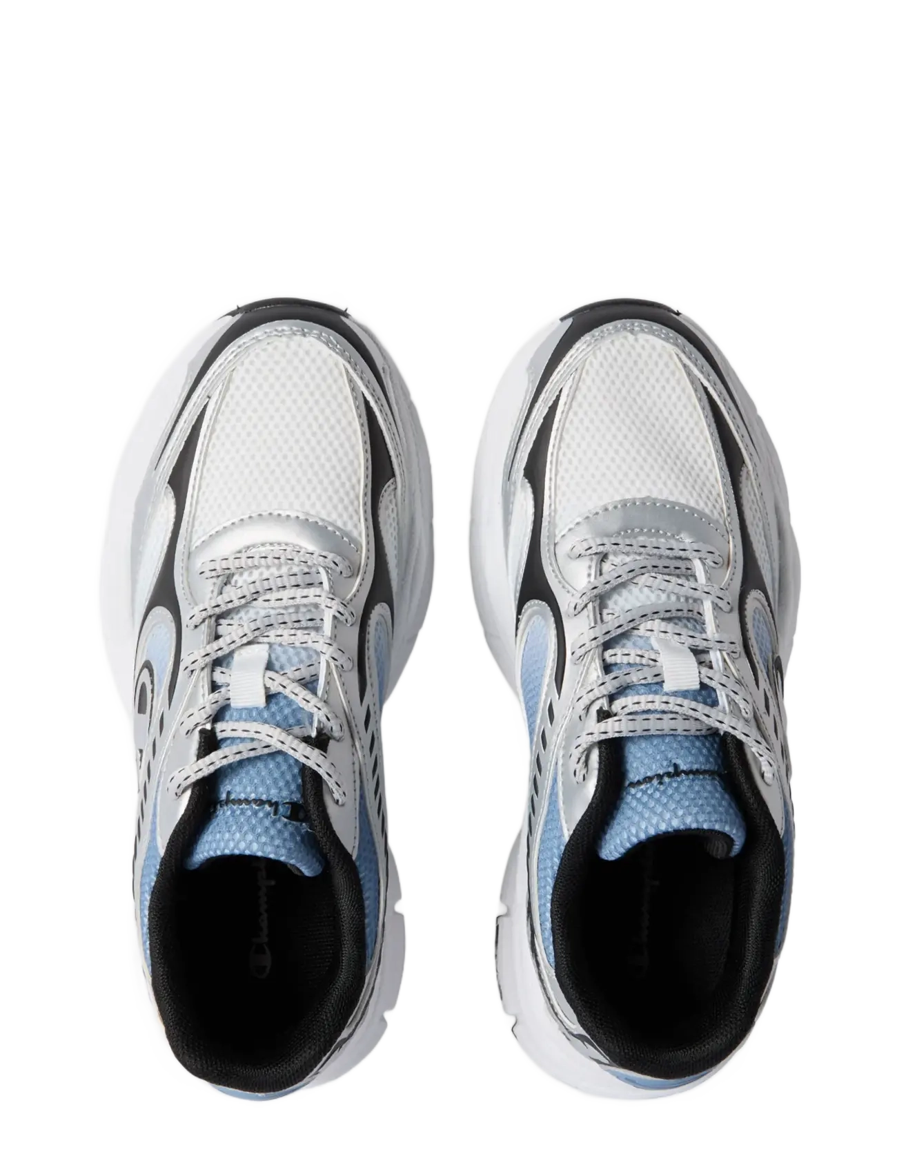 Champion - RT25 U GS Low Cut Shoe - låga sneakers - bs013-wdwb/sil/nbk - 2