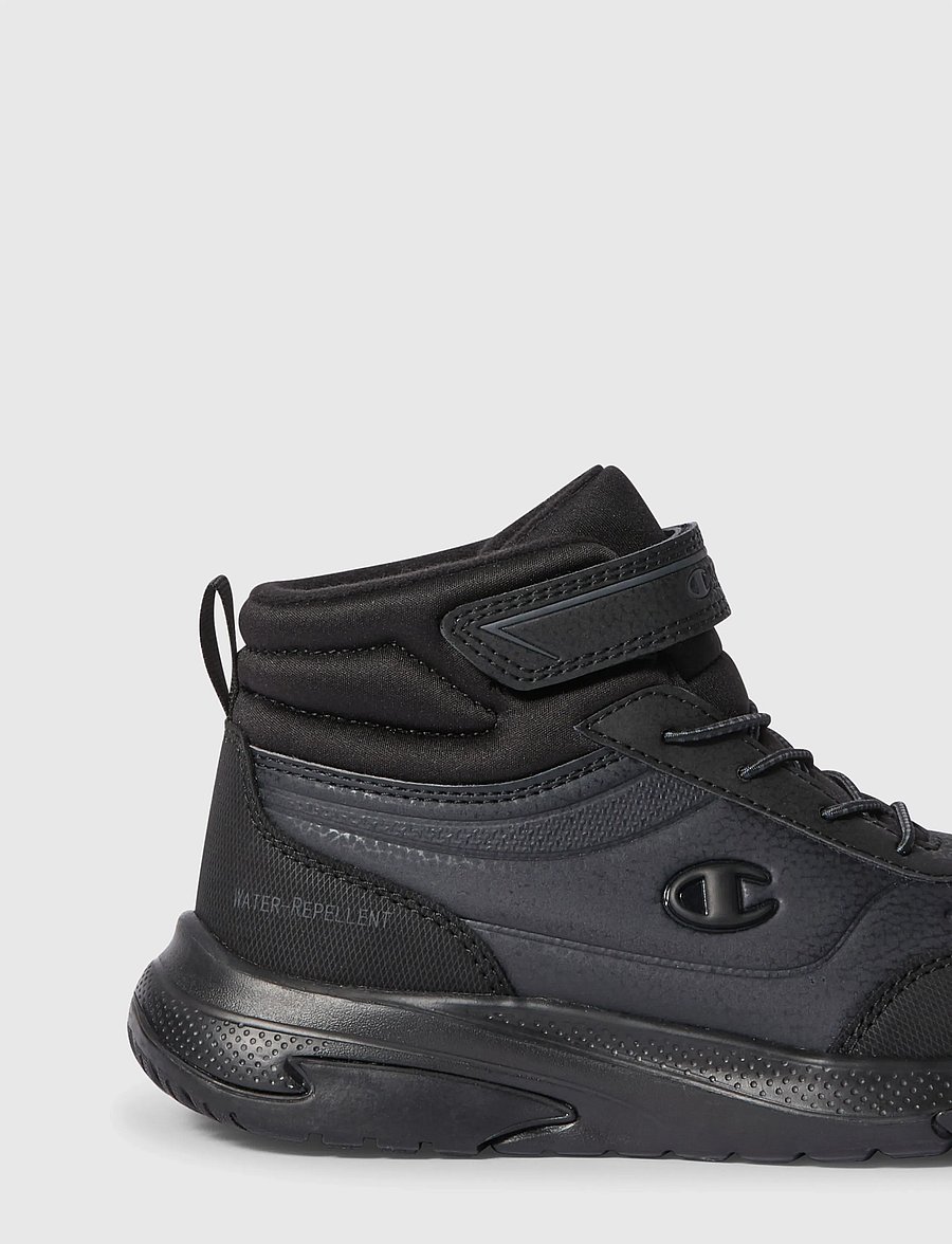 Champion - FUZE WTR BOOT U PS Mid Cut Shoe - höga sneakers - es024-d.grey/nbk - 5
