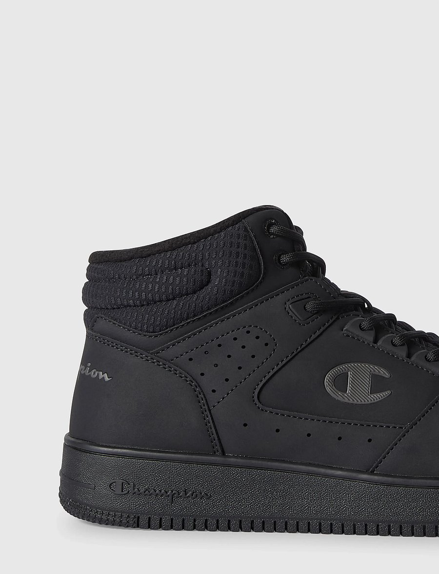Champion - RD18 WTR MID Mid Cut Shoe - höga sneakers - kk001-triple nbk - 5
