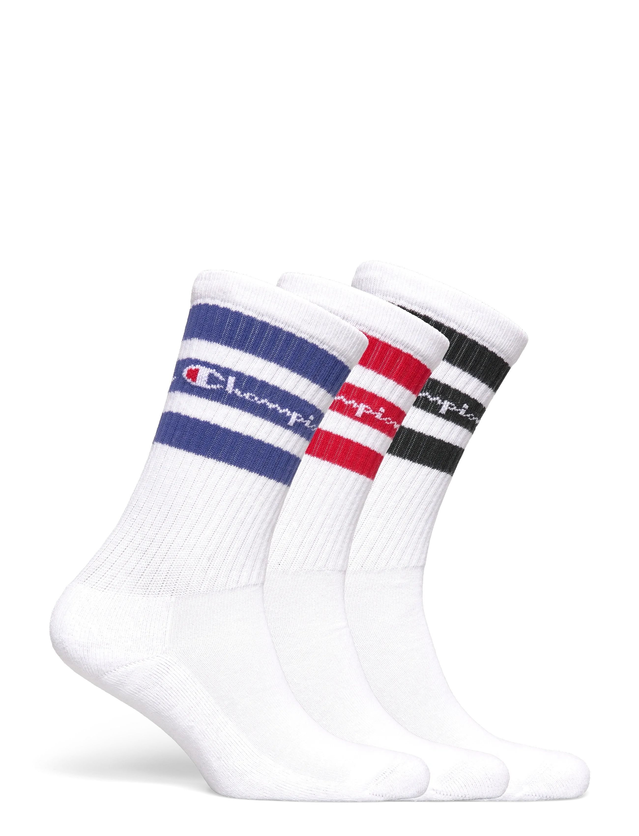 Champion - 3pk Crew Socks - laveste priser - ww001-wht/wht/wh - 1