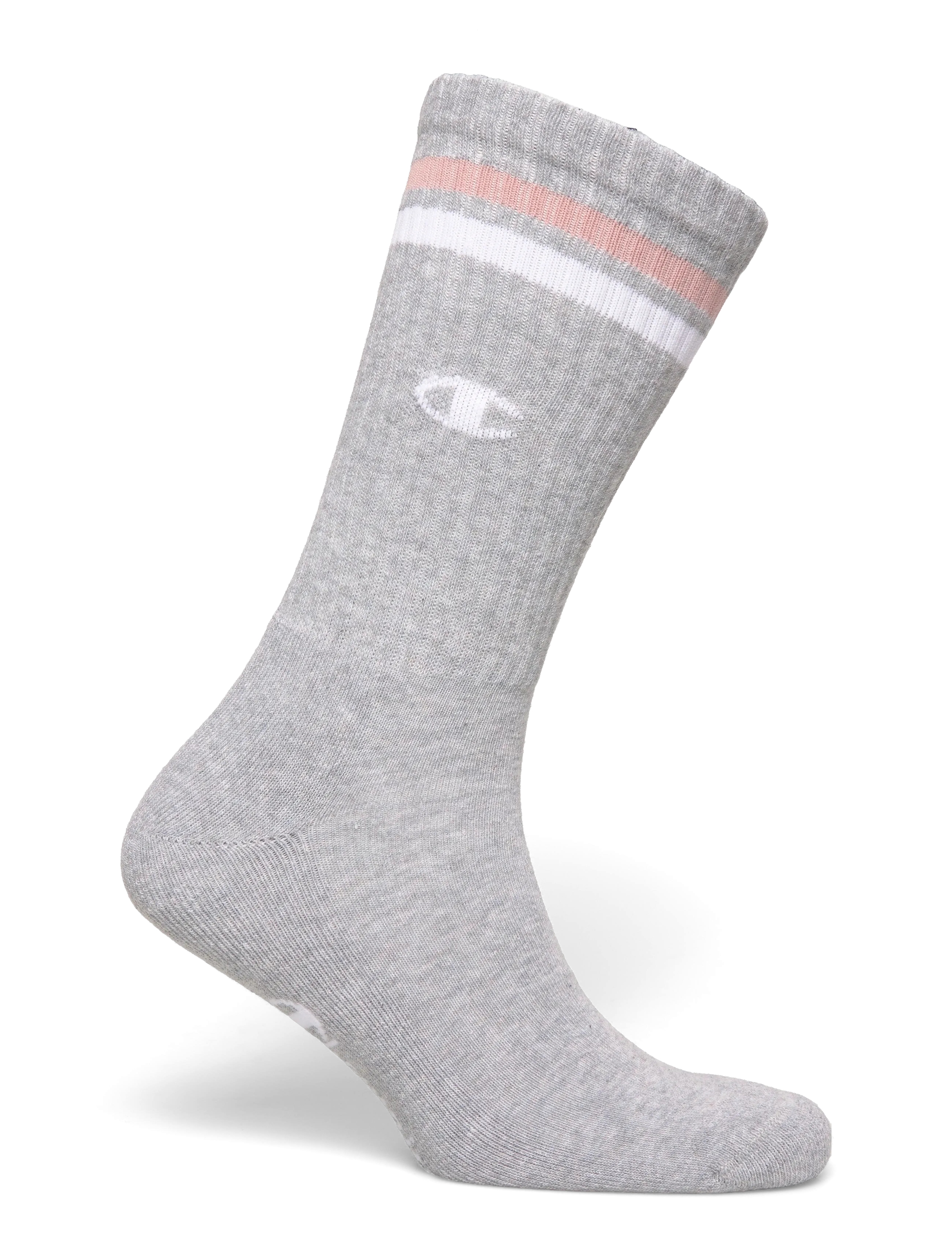 Champion - 3pk Crew Socks - die niedrigsten preise - ps124-plmv/wht/n - 3