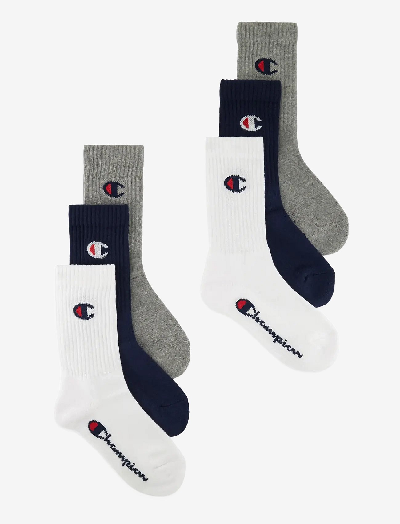 Champion | 6Pk Crew Socks | 27-30