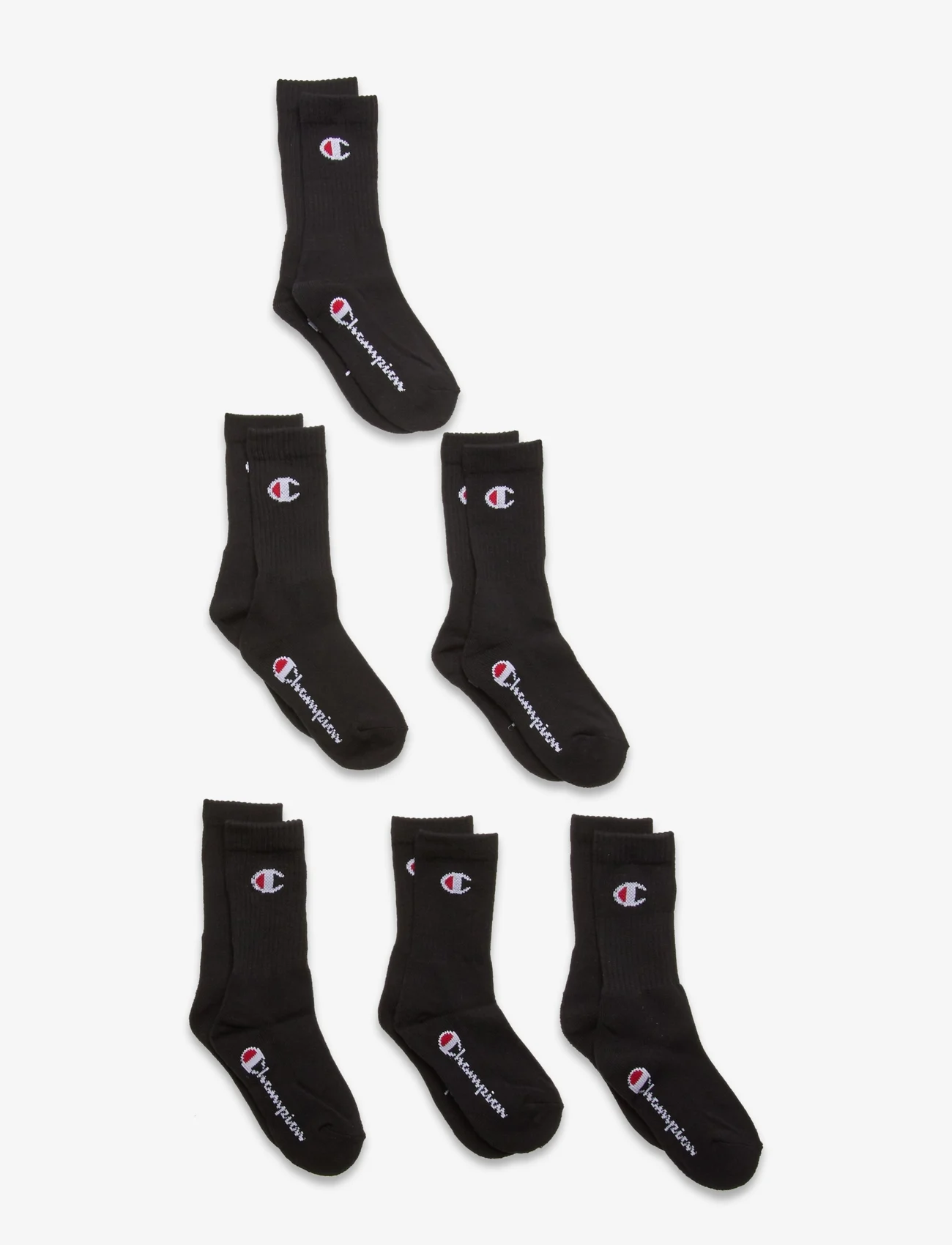 Champion - 6pk Crew Socks - lowest prices - black beauty - 0