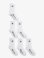 Champion - 6pk Crew Socks - najniższe ceny - white - 0