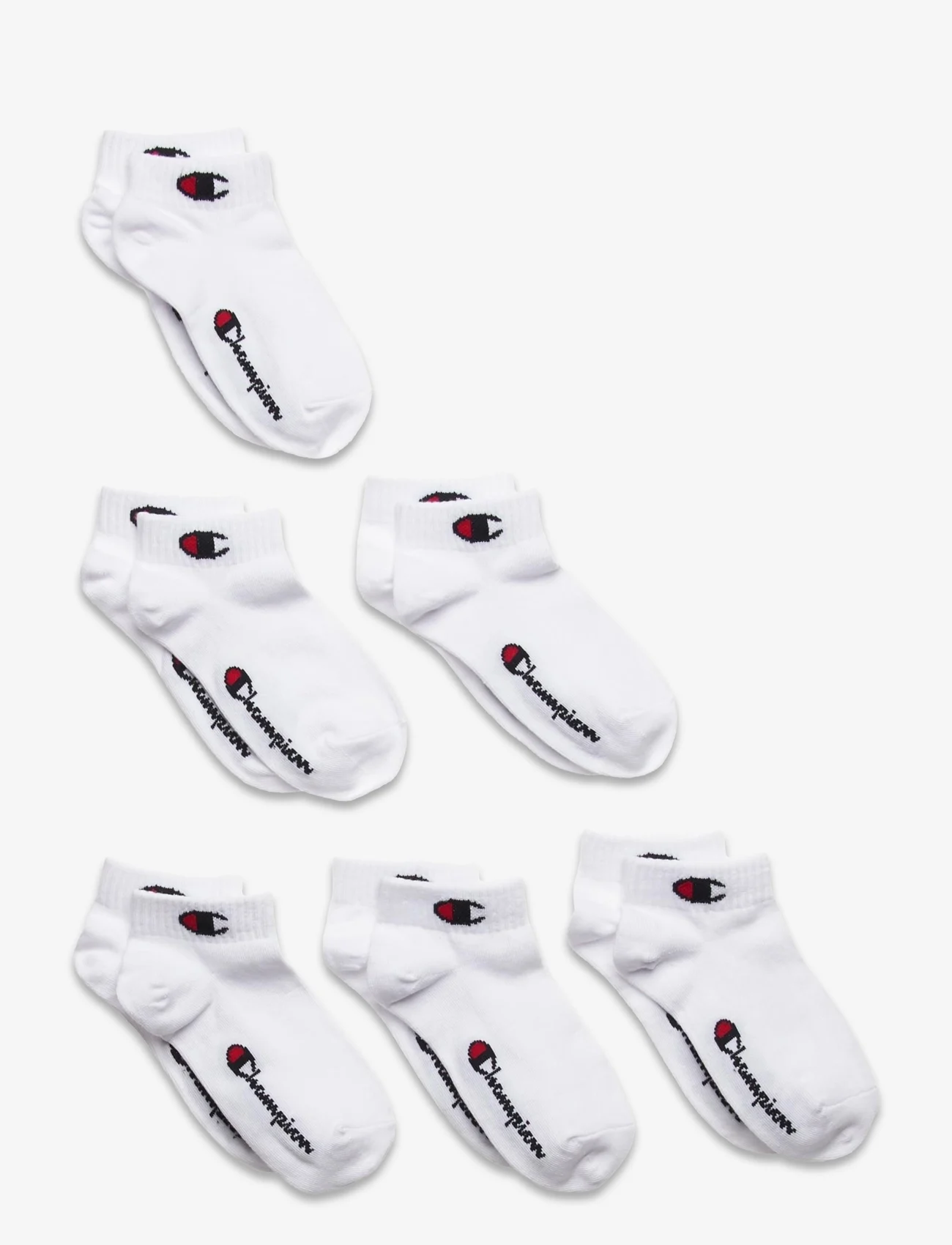 Champion - 6pk Quarter Socks - laveste priser - white - 0