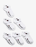 6pk Quarter Socks - WHITE