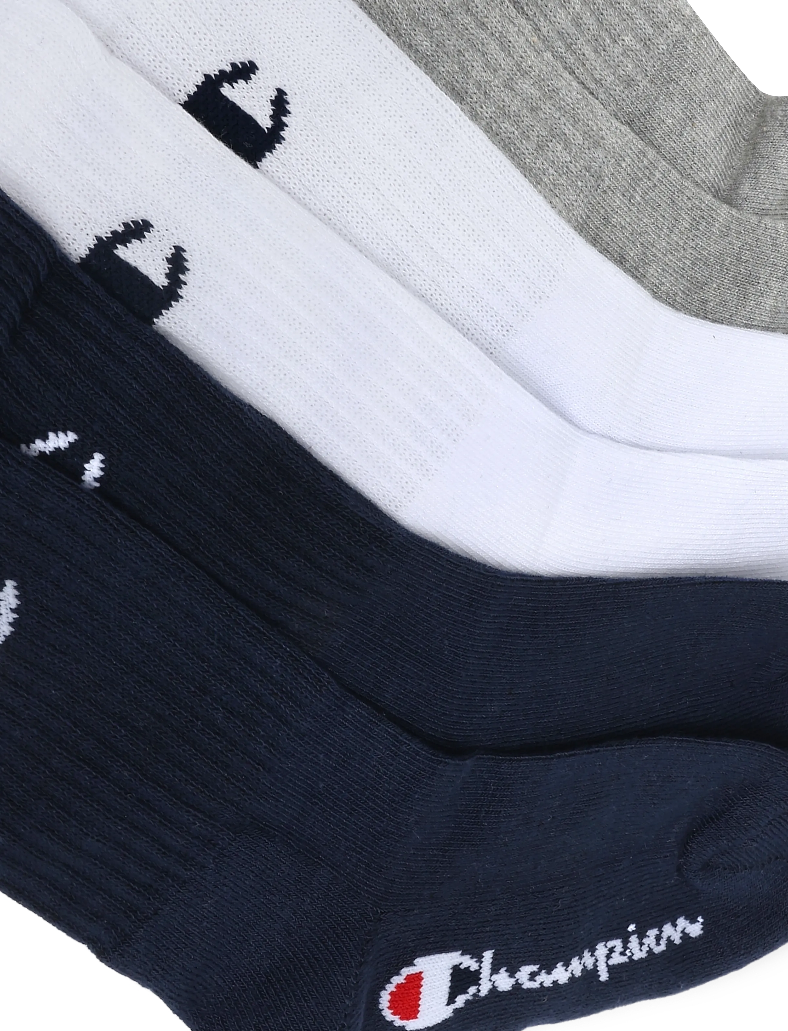 Champion - 3pk Crew Socks - die niedrigsten preise - bs517-nny/wht/oxgm-ns - 2