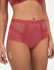 Chantelle Beach - True lace High-waisted full brief - apakšbikses - pink rose - 3