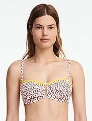 Chantelle Beach - Authentic Bikini Wirefree bandeau spacer bra - hauts de maillot bandeau - monogram - 0