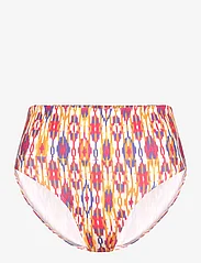 Chantelle Beach - Devotion Bikini Full brief - high waist bikini bottoms - red ikat - 1