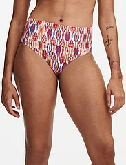 Chantelle Beach - Devotion Bikini Full brief - bikinihosen mit hoher taille - red ikat - 0
