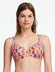 Chantelle Beach - Devotion Bikini Covering underwired bra - bikinitopp med spiler - red ikat - 2