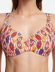 Chantelle Beach - Devotion Bikini Covering underwired bra - kaarituelliset bikiniyläosat - red ikat - 4