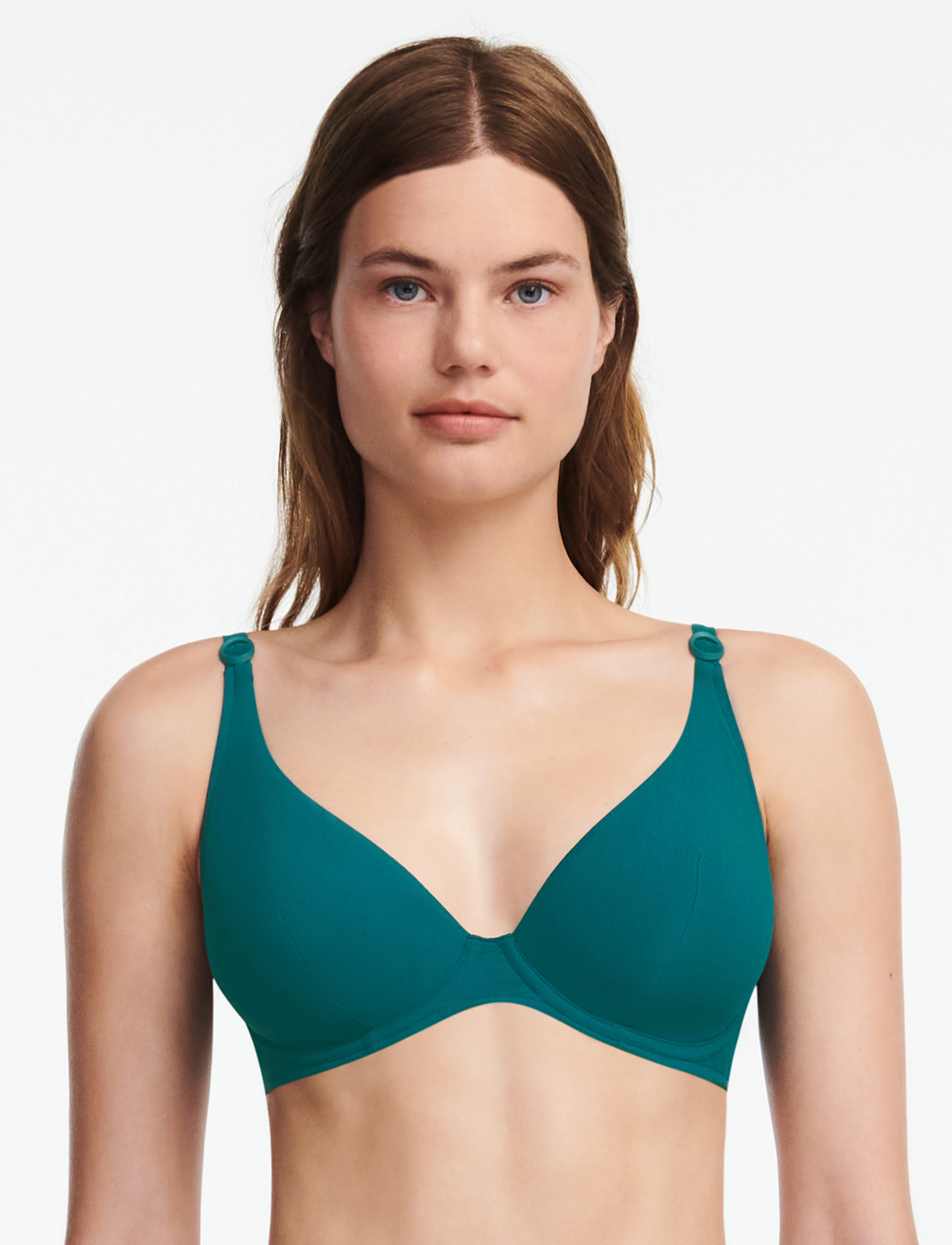 Chantelle Beach - Celestial Bikini Plunge underwired bra - greenish blue - 3
