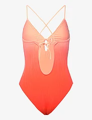 Chantelle Beach - PULP Swim Bikini Wirefree plunge t-shirt swimsuit - badeanzüge - orange tie and dye - 2