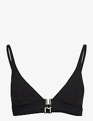 Chantelle Beach - Glow Bikini Wirefree plunge t-shirt bra - bikinis med trekantform - black - 0