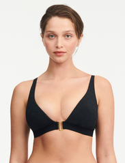 Chantelle Beach - Glow Bikini Wirefree plunge t-shirt bra - driehoekige bikini - black - 3