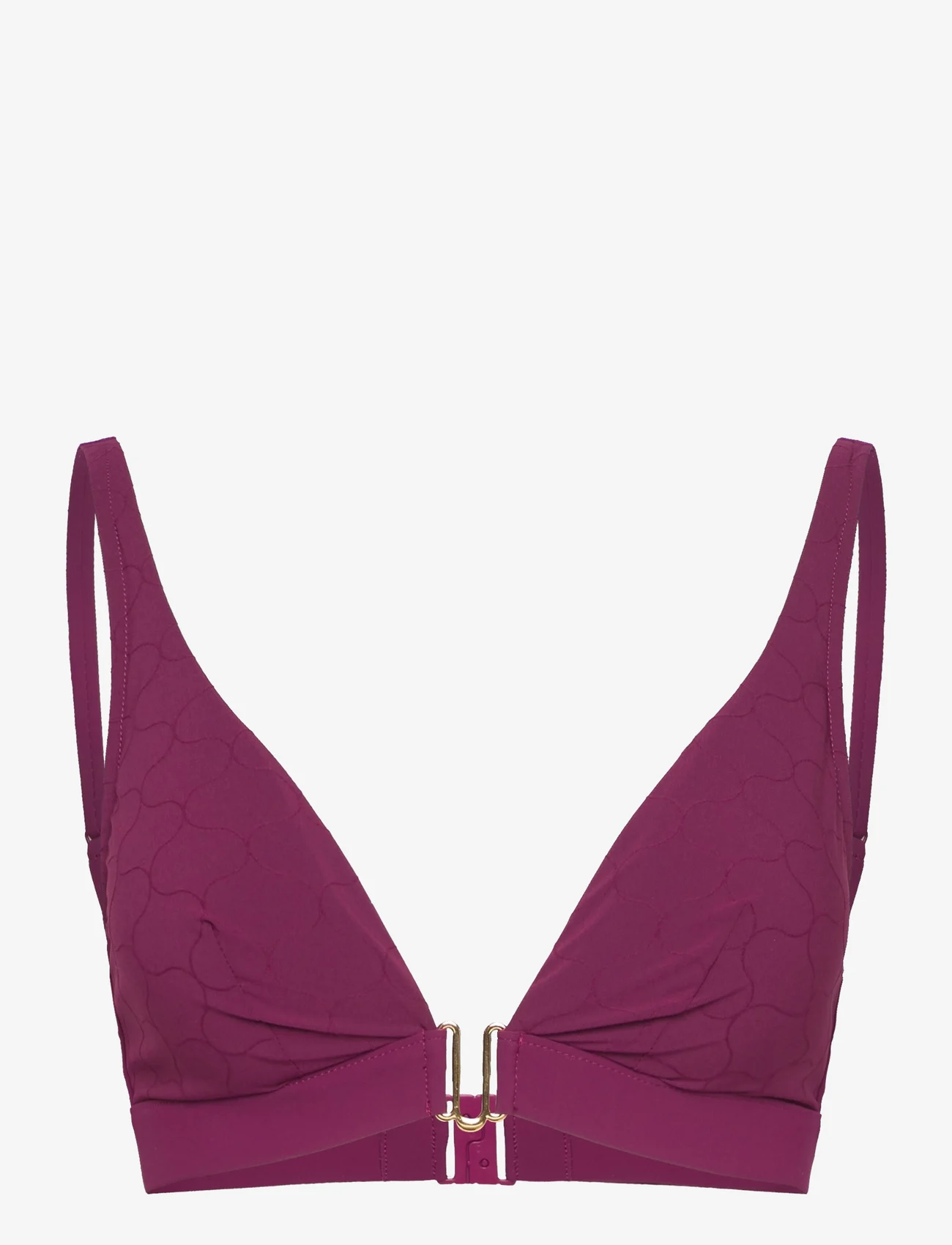 Chantelle Beach - Glow Bikini Wirefree plunge t-shirt bra - trekant-bikinis - purple potion - 0