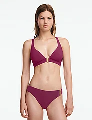 Chantelle Beach - Glow Bikini Wirefree plunge t-shirt bra - bikinien kolmioyläosat - purple potion - 5