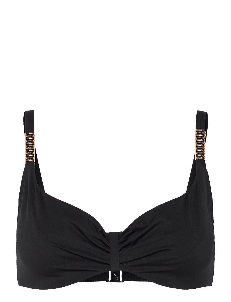 Chantelle Beach - ICON Covering underwired bra - kolmnurksed bikiinide ülaosad - black - 1