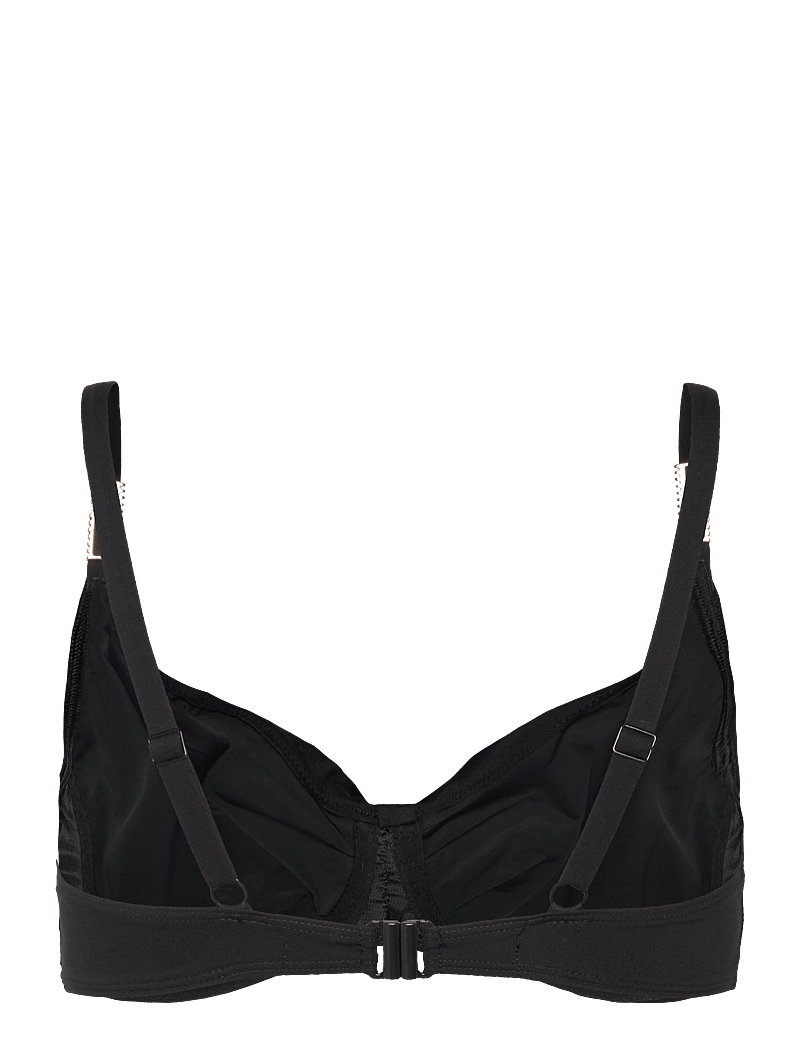 Chantelle Beach - ICON Covering underwired bra - kolmnurksed bikiinide ülaosad - black - 2