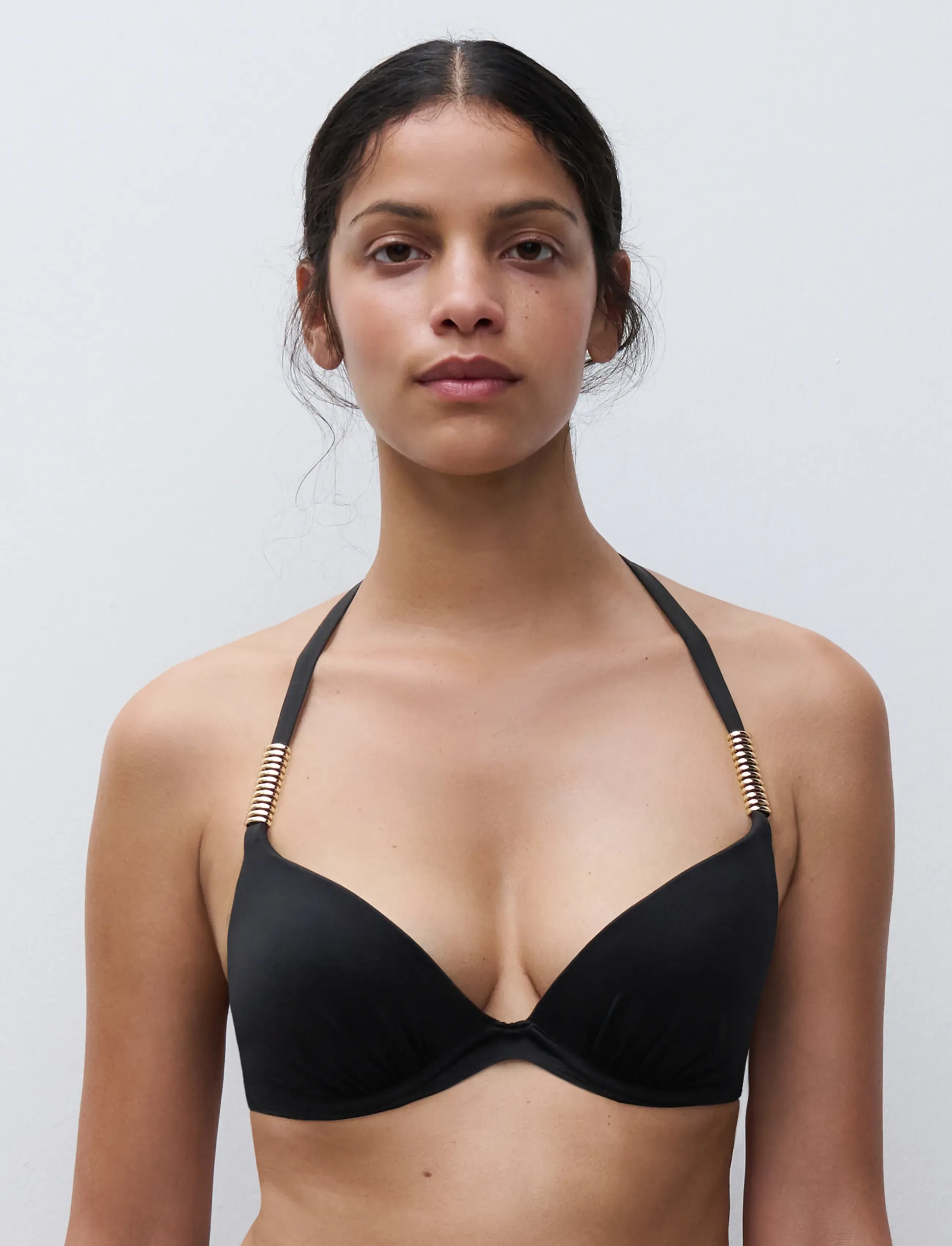 Chantelle Beach Icon T-Shirt Underwired, D x 70, Black, Bikinitoppe > Trekantede Bikinitoppe, Dame