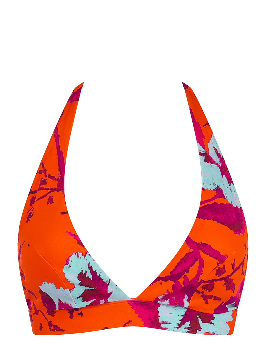 Chantelle Beach - ICON Wirefree triangle spacer bra - painted flowers - 1